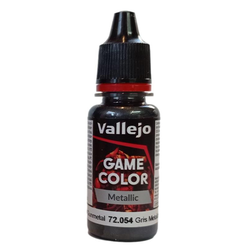 Vallejo Game Color: Dark Gunmetal, 17 ml. 72054